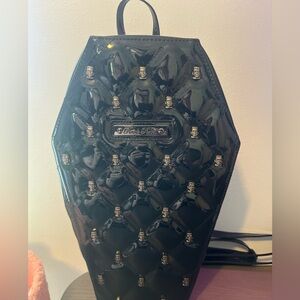 Rock Rebel Frankenstein Coffin Backpack